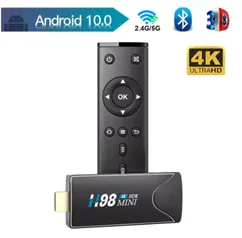 Stick TV H98 - 2GB/16GB, WiFi 2.4G/5.8G, H.265 Media Player, Android 10, 4K