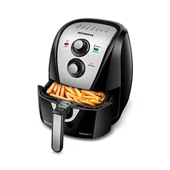 Fritadeira a Ar Mondial, Family Inox Black - 4L, 220V, 1500W