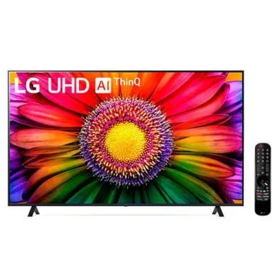 Smart Tv LG 65 Polegadas LG UHD 4K, 3 HDMI, 2 USB, Wi-Fi, Bluetooth, Thinq Ai, HDR, Google Assistente, Alexa, Apple Airplay - 65ur871c0sa.Bwz