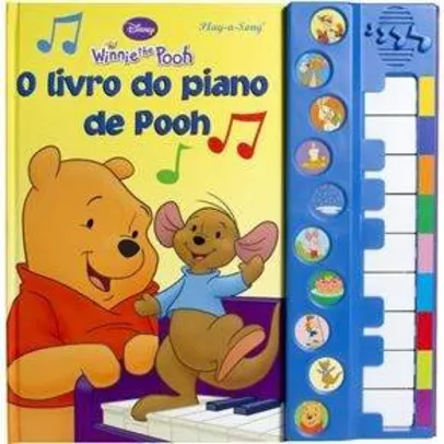 [EXTRA]Livro - O Livro do Piano de Pooh - Disney - R$13