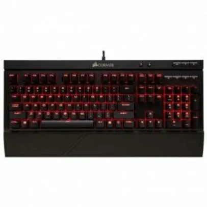 Teclado Gamer Corsair K68 Mecânico Switch Cherry MX Red Preto/LED | R$351