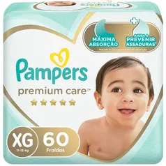 Fralda Pampers Premium Care Xg 60 Unidades