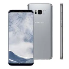 Smartphone Samsung Galaxy S8 Plus Dual Chip Prata com 64GB, Tela 6.2”, Android 7.0, 4G, Câmera 12MP e Octa-Core - R$2209