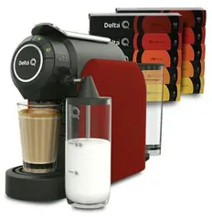 Cafeteira Milk Qool Evolution + 100 cápsulas - Delta Q