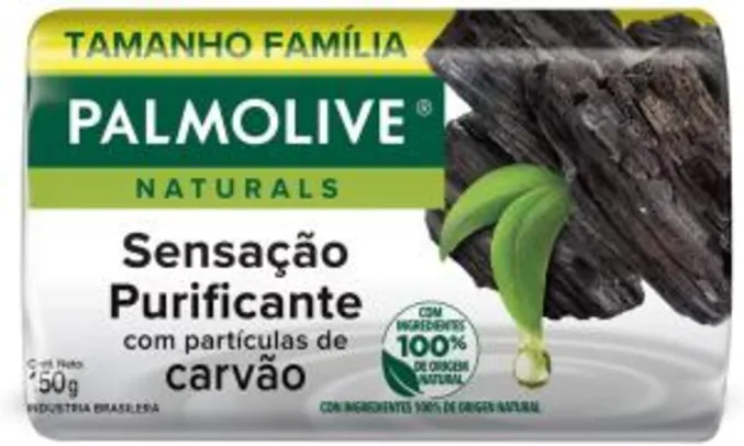 [Tamanho Família] Sabonete em Barra Palmolive Naturals Sensação Purificante 150