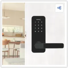 Fechadura Digital Papaiz Smart Lock Lado Direito, | R$ 652