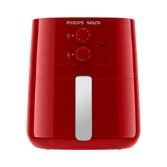 Fritadeira Elétrica Air Fryer Philips Walita Série 3000 sem Óleo 4,1L 220V 1400W Vermelha - RI9201