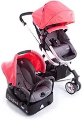 Carrinho Travel System Mobi Safety1st - Pink Joy, Safety 1st, Pink Joy R$ 1299