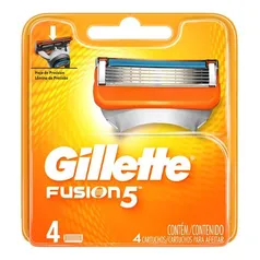 Carga Gillette Fusion 5 Com 4 Unidades