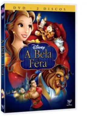 A Bela e a Fera - 2 DVDs - R$10