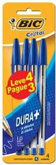 Caneta Azul BIC -Leve4 Pague3 - R$ 3,04