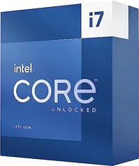 Intel Processador Core i7-13700K Gaming Desktop 16 núcleos (8 P-cores + 8 E-cores) com gráficos integrados - desbloqueado