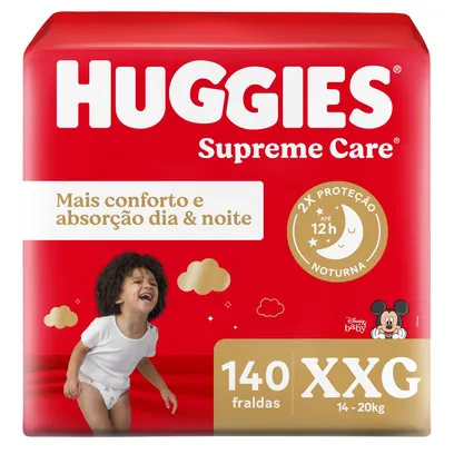 Foto do produto Fralda Huggies Supreme Care XXG 140 Unidades