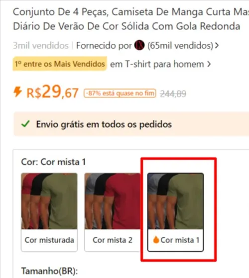 Imagen na descrição da promoção