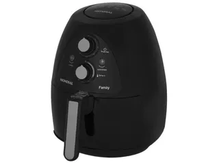 (Cliente ouro) Fritadeira Elétrica Sem Óleo/Air Fryer Mondial 4L 127V | R$297