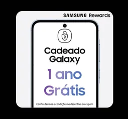 [Samsung Rewards] Troque 1.000 pts por 1 ano de Cadeado Galaxy