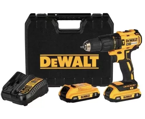 Parafusadeira Dewalt C/Impacto Brushless C/2 Baterias 2Ah 20v Max e Maleta