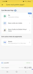 [APP] R$300 OFF em compras acima de R$1999 no Mercado Livre