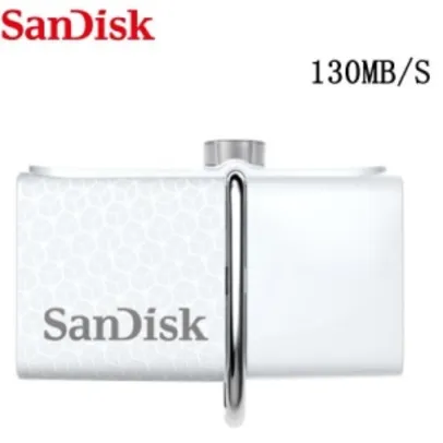Original SanDisk 32GB USB & Micro USB (130MB/s) por R$54