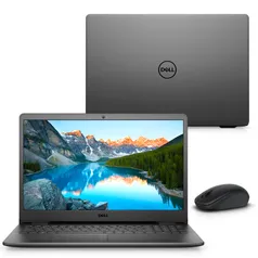 Kit Notebook Dell Inspiron i15-3501-M45PM 15.6 HD 11ª Geração Intel Core i5 8GB 256GB ssd Windows Preto + Mouse