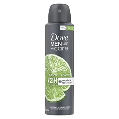 [+Por- R$10] Dove Antitranspirante Aerossol Limão e Sálvia 72H Proteção Men+Care 150Ml