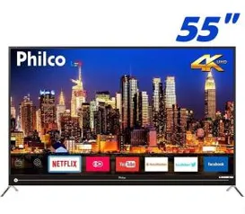 [Cartão Americanas] Smart TV LED 55" Philco PTV55G50SN Ultra HD 4k