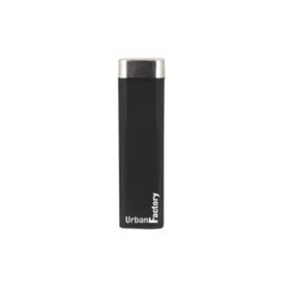 Carregador Bateria Portátil Urban Factory Lipstick 2600 Mah Preto + frete Gratis por R$ 9