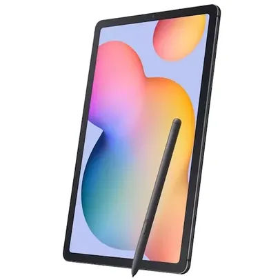 Tablet Samsung Galaxy Tab S6 Lite P615 64GB, 4GB RAM, Tela Imersiva de 10.4', Câmera Traseira 8MP, Câmera Frontal de 5MP, 4G e Android 10 - Cinza