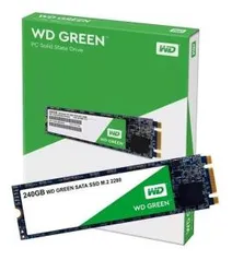 SSD M.2 2280 WD GREEN 240GB SATA 3 3D - WDS240G2G0B