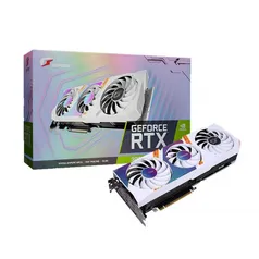 Placa de Vídeo Colorful iGame GeForce RTX 3070 Ultra White OC-V, LHR, 8GB GDDR6, DLSS, Ray Tracing, 