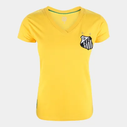 Camisa Santos RetrôMania Canarinho Feminina