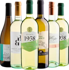 Kit Vinhos Brancos Italianos por R$33 cada garrafa