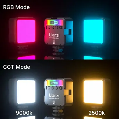 [PRIMEIRA COMPRA] Led RGB Dimerizável Ulanzi VL49 | R$42