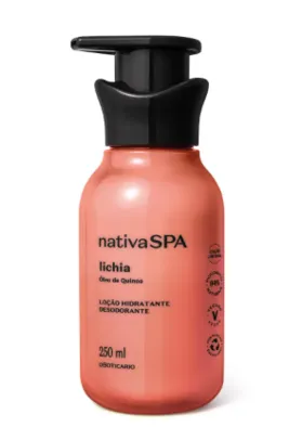 [Com Cashback R$33] Loção Hidratante Desodorante Corporal Nativa SPA Lichia 250ml