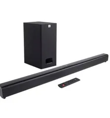 Soundbar JBL Cinema SB130, 2.0 Canais, Bluetooth, Subwoofer com Fio, 55W RMS | R$ 819