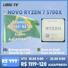 [BRASIL] Processador Ryzen 7 5700X CPU Soquete AM4