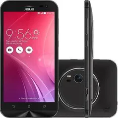 Smartphone Asus Zenfone Zoom Single Chip Android 5.0 Tela 5.5" Intel Atom Quad Core Z3560 32GB 4G Câmera 13MP - Preto - R$791