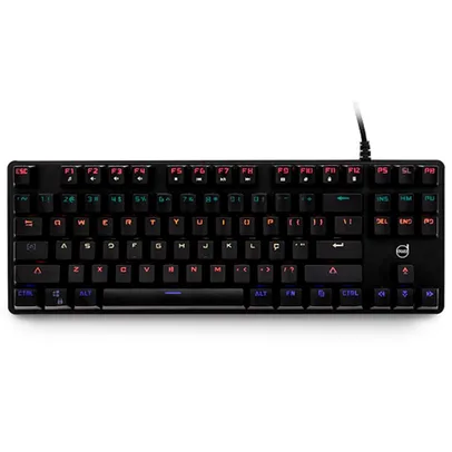 Teclado Mecânico Gamer Dazz Eclipse, LED, Switch Gateron Blue | R$231