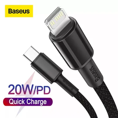 Cabo USB para iphone Baseus Tipo C PD 20W