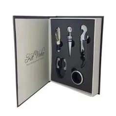 Kit para Vinho Luxo Com 5 Peças Profissional - Uny Home