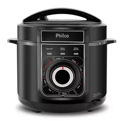 Panela de Pressão Philco PPP02PI Inox agr com 127 e 220v Multifuncional 5L