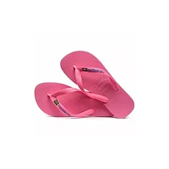 Chinelo Havaianas Brasil adulto-unissex, Rosa Cristal, 43/44