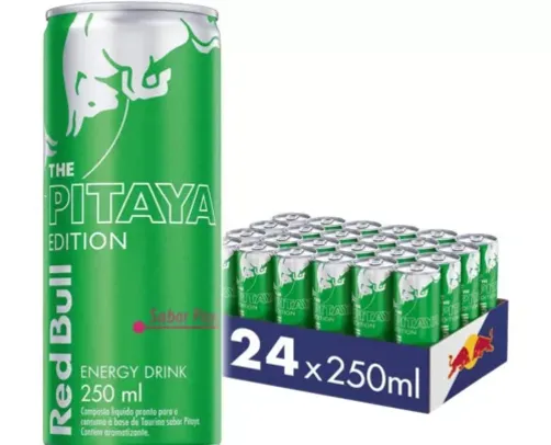 (REC/Unid  4,49) Energético Red Bull Energy Drink, Summer Pitaya, 250ml (24 latas) 