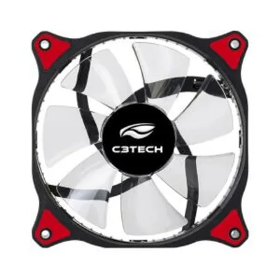 Cooler Fan C3Tech Storm 12cm c/ LED Vermelho F7-L130RD