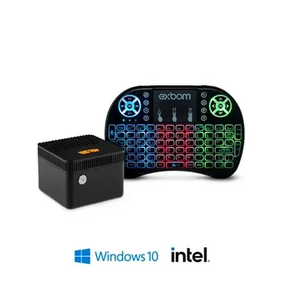 Pense Bem MiniPC - Intel Celeron 128GB SSD Win10 Home