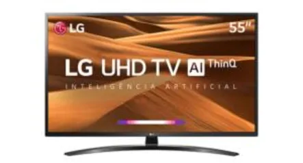 Smart TV LED 55" LG UM7470 Ultra HD 4K HDR Ativo, DTS Virtual X, Inteligência Artificial, ThinQ AI, WebOS 4.5