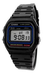 Relogio Casio Masculino Digital Preto/azul Original W-59-1vq 