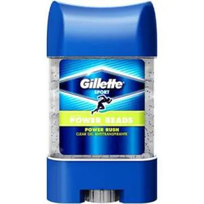 Gillette Desodorante Power Beads Gel Power Rush 82g - R$9,99
