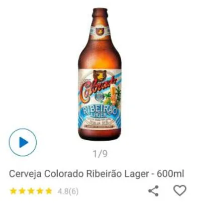 [Com MagaluPay R$5] Cerveja Colorado Ribeirão lager