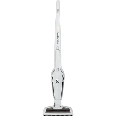 Aspirador de Pó Vertical Electrolux Ergorapido 2 em 1 Branco Dupla Fltragem (ERG21) - até 20 min Tecnologia Cyclonic 460ml - Bivolt